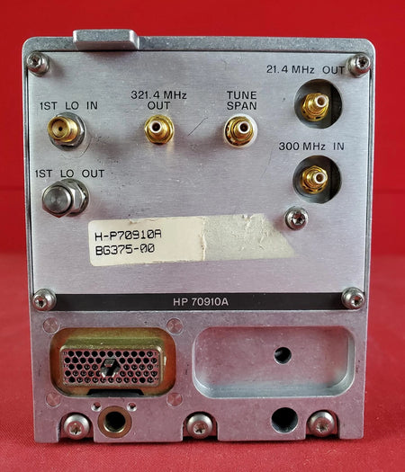 HP Agilent Keysight 70910A Spectrum Analyzer RF Module