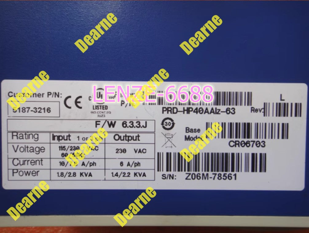 PRD-HP40AAlz-6 3 CR06703 Used Discount Contact