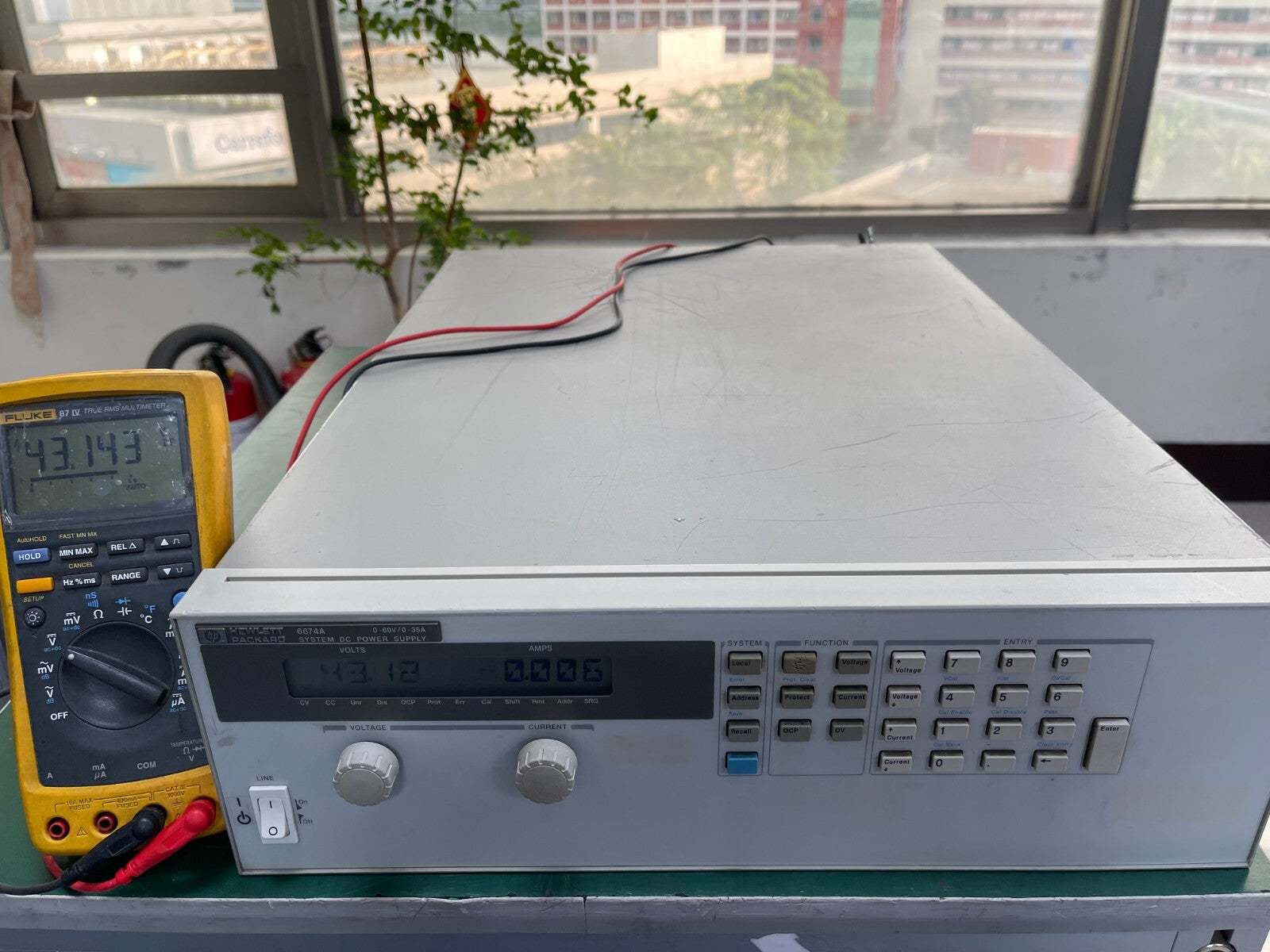 HP Agilent 6674A System DC Power Supply 2000W, 60V, 35A _1281 - XG eqpt