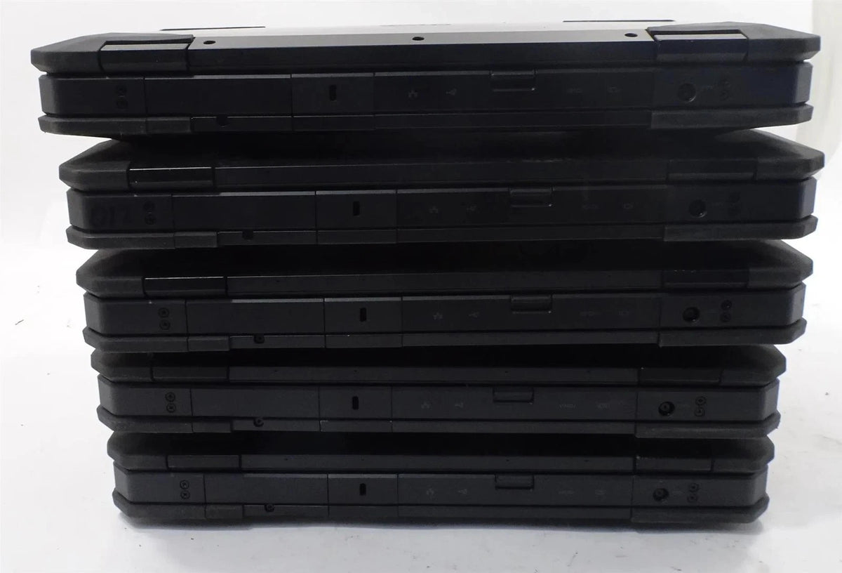 Lot 5 Dell Latitude Rugged 5414 Core i7-6600U 2.6GHz 16GB DVD-RW No HDD