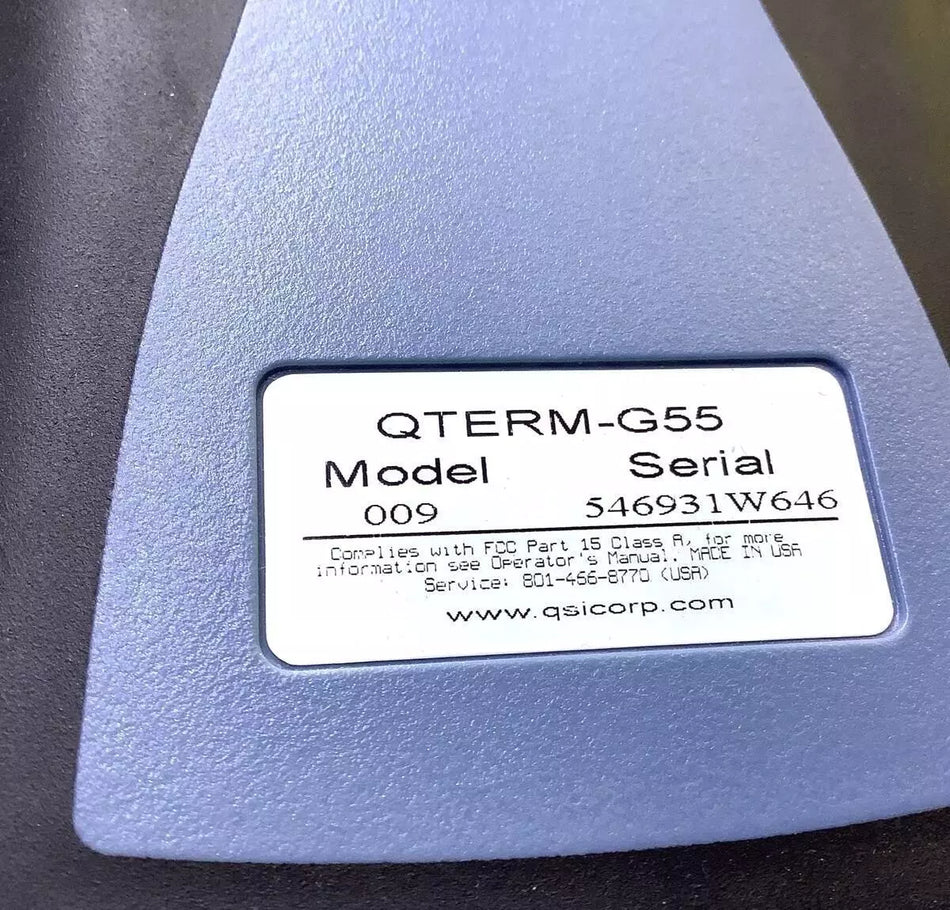 QSI QTERM-G55 Handheld Data Terminal with User-Friendly Interface