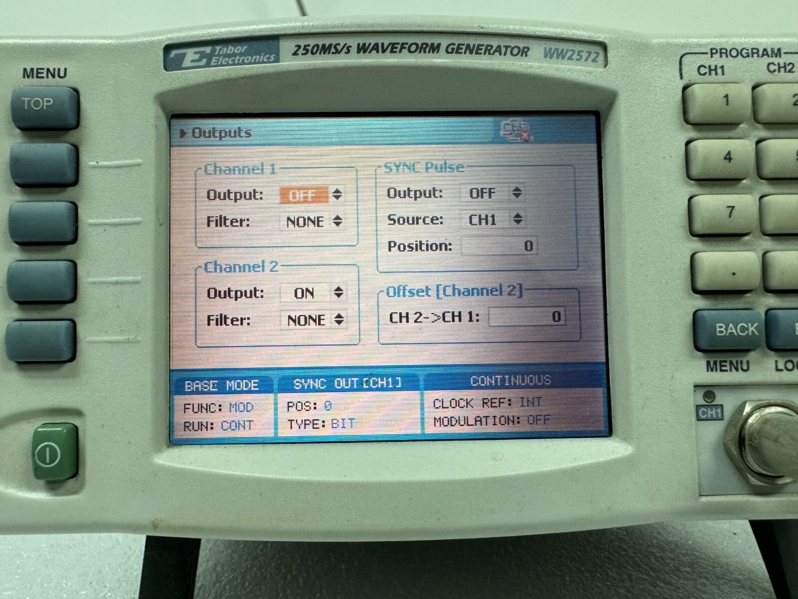 Tabor WW2572 Dual-Channel Arbitrary Waveform Generator - XG eqpt
