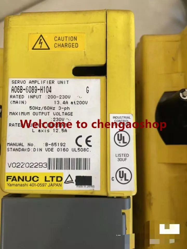 1PC Used FANUC Servo Amplifier Unit A06B-6089-H104 #T3628 YS