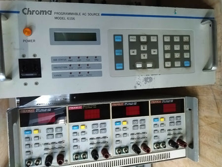 Chroma 6106 Programmable AC Source 0~300V, 15~1KHz / 500VA - XG eqpt