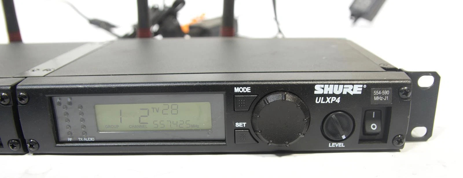 Set of Shure ULXP4 J1-Band 554-590 MHz Digital Wireless Receivers