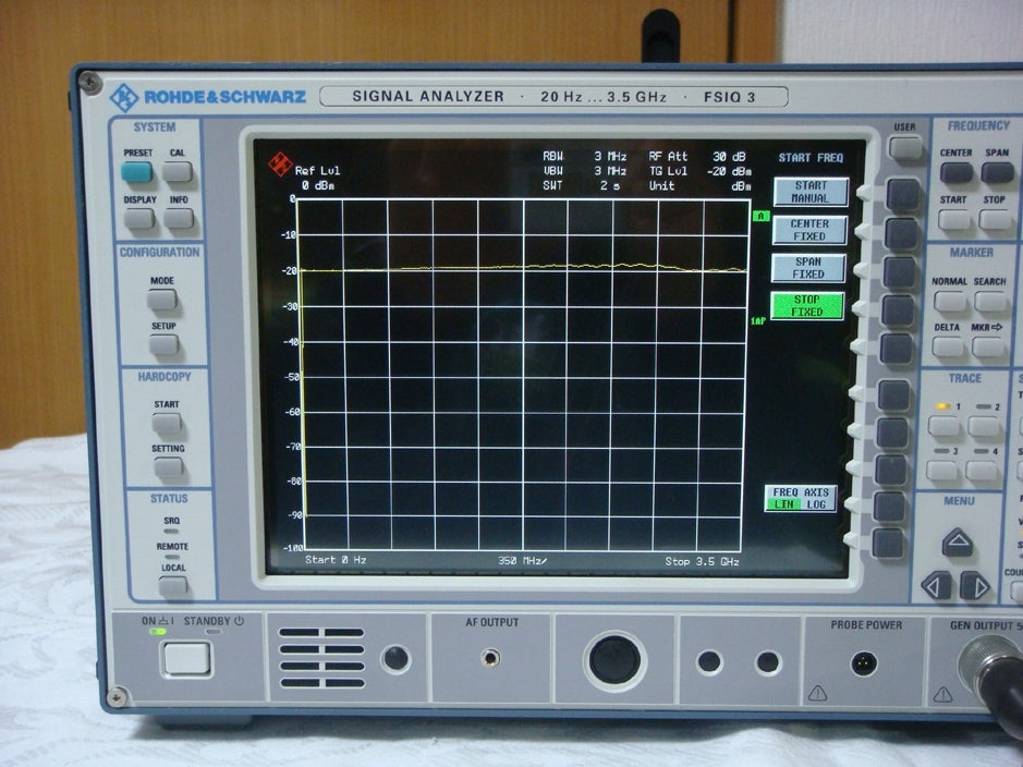 FSIQ3 20Hz-3.5GHz Spectrum Analyzer