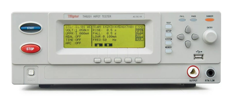 Tonghui TH9201 Hipot Tester 1000V 10GΩ 5kV AC 6kV DC
