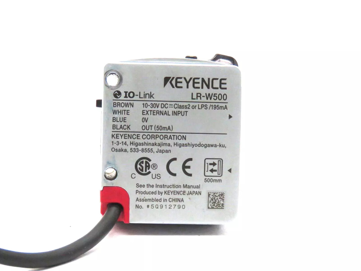 Keyence LR-W500 IO-Link External Unit 50mA Self-Contained Full-Spectrum Sensor