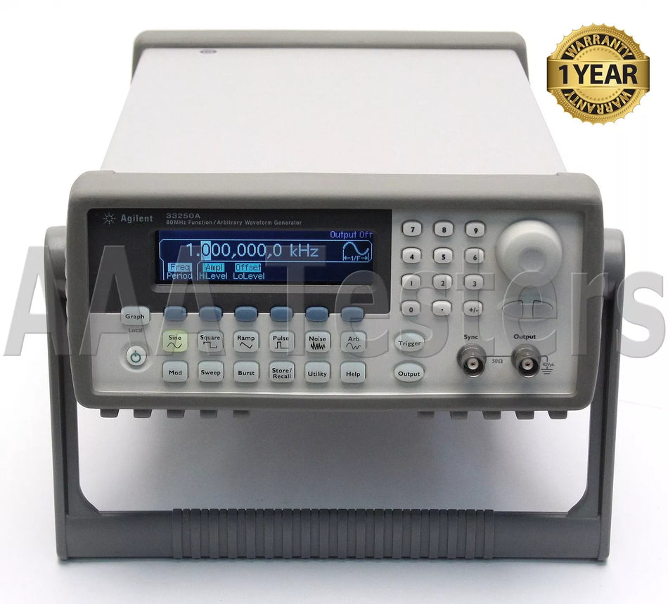 Keysight Agilent 33250A 80 MHz Function / Arbitrary Waveform Generator