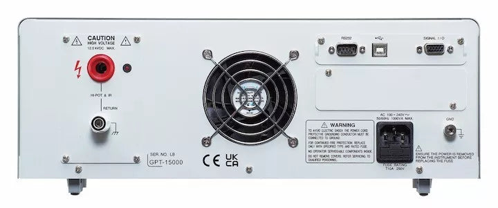 GW Instek GPT-15012 Safety Analyzer Tester Hi-Pot DC 12kV / IR 5kV