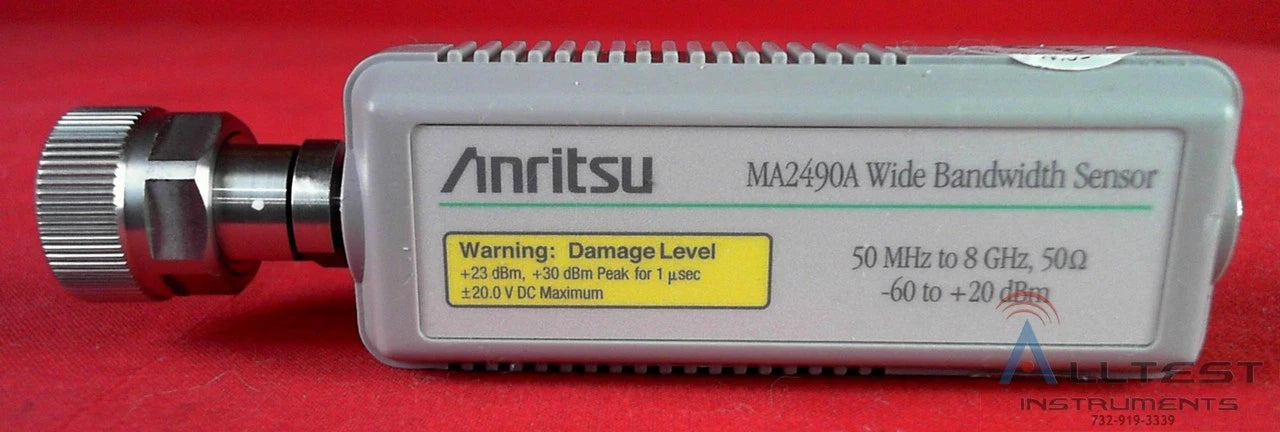 Anritsu MA2490A Wide Bandwidth Sensor 50 MHz - 18GHz 50 Ohm -60 to +20dBm