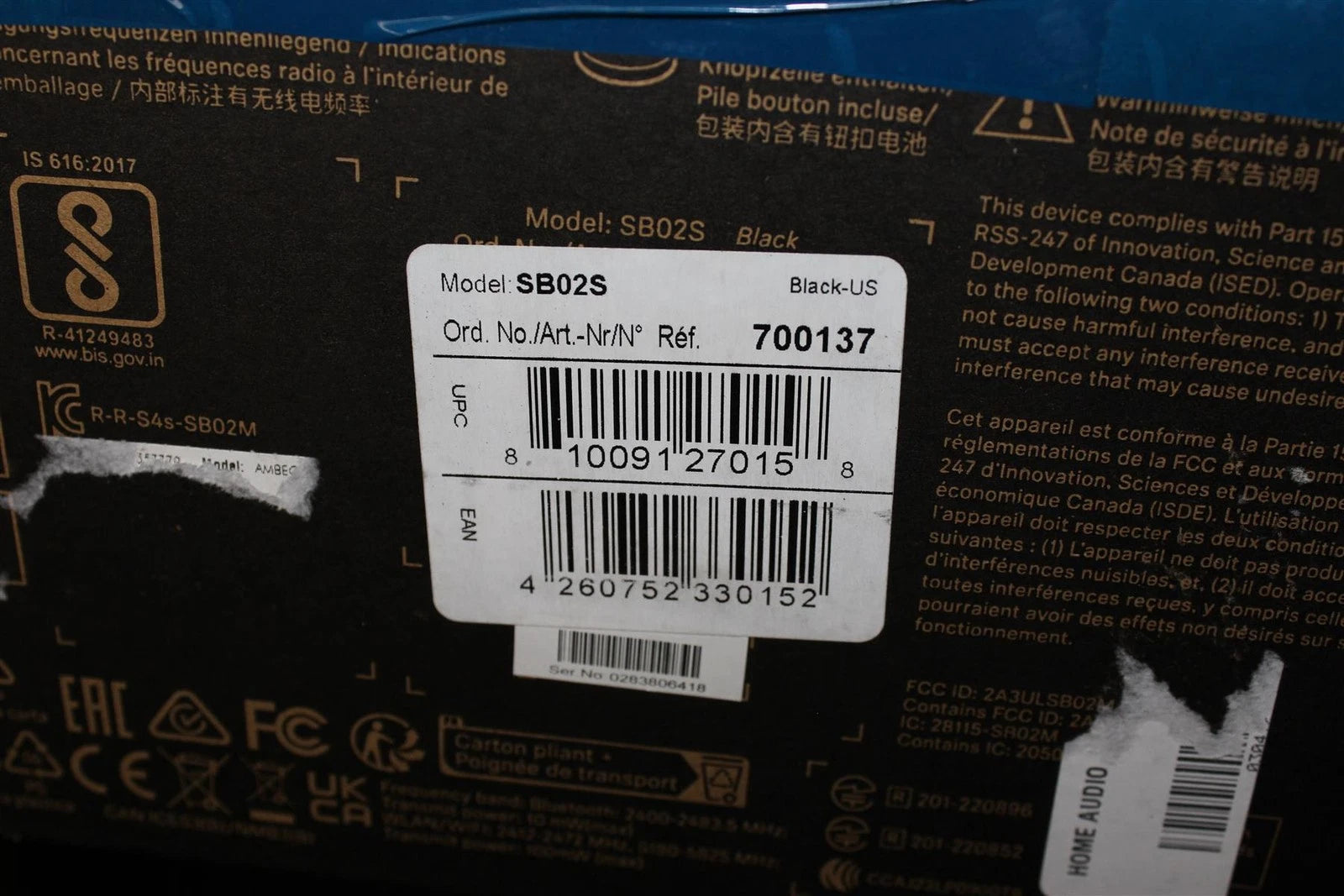 Sennheiser AMBEO Soundbar Mini SB02S - Free Shipping