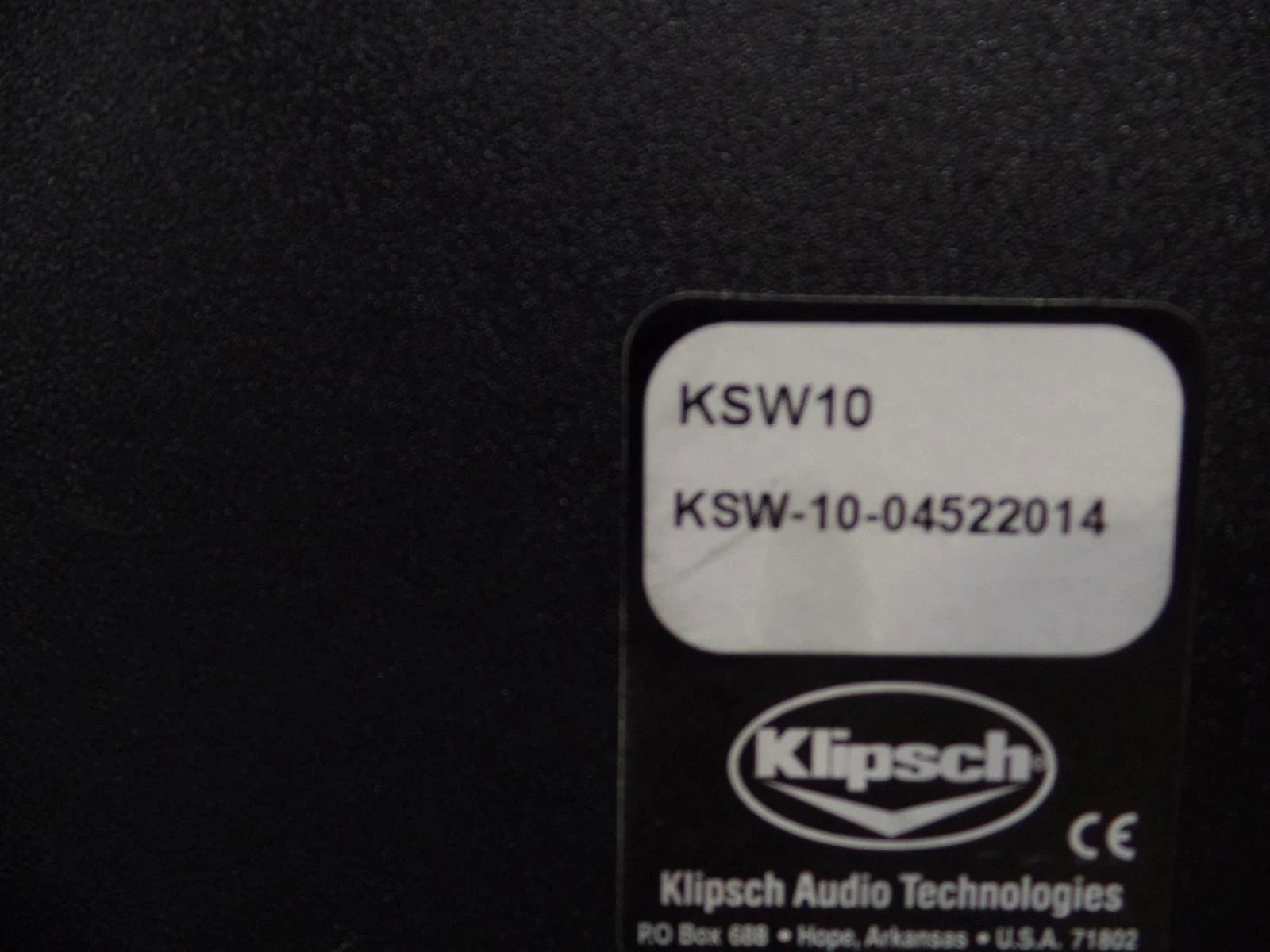 Klipsch Powered Speaker Powered Subwoofer KSW-10 - Free Shipping.
