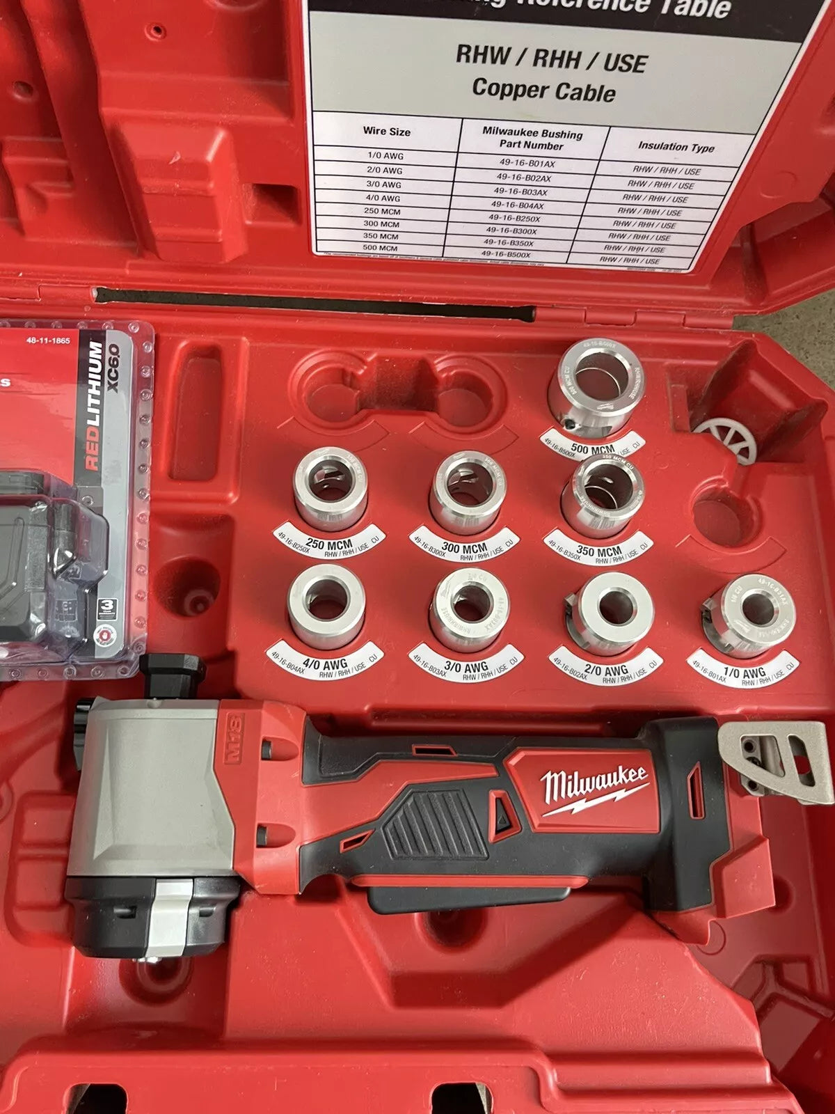 Milwaukee Tool 2935X-21 M18 Cordless Cable Stripper Kit for Cu & Al w/ 6.0 BAT