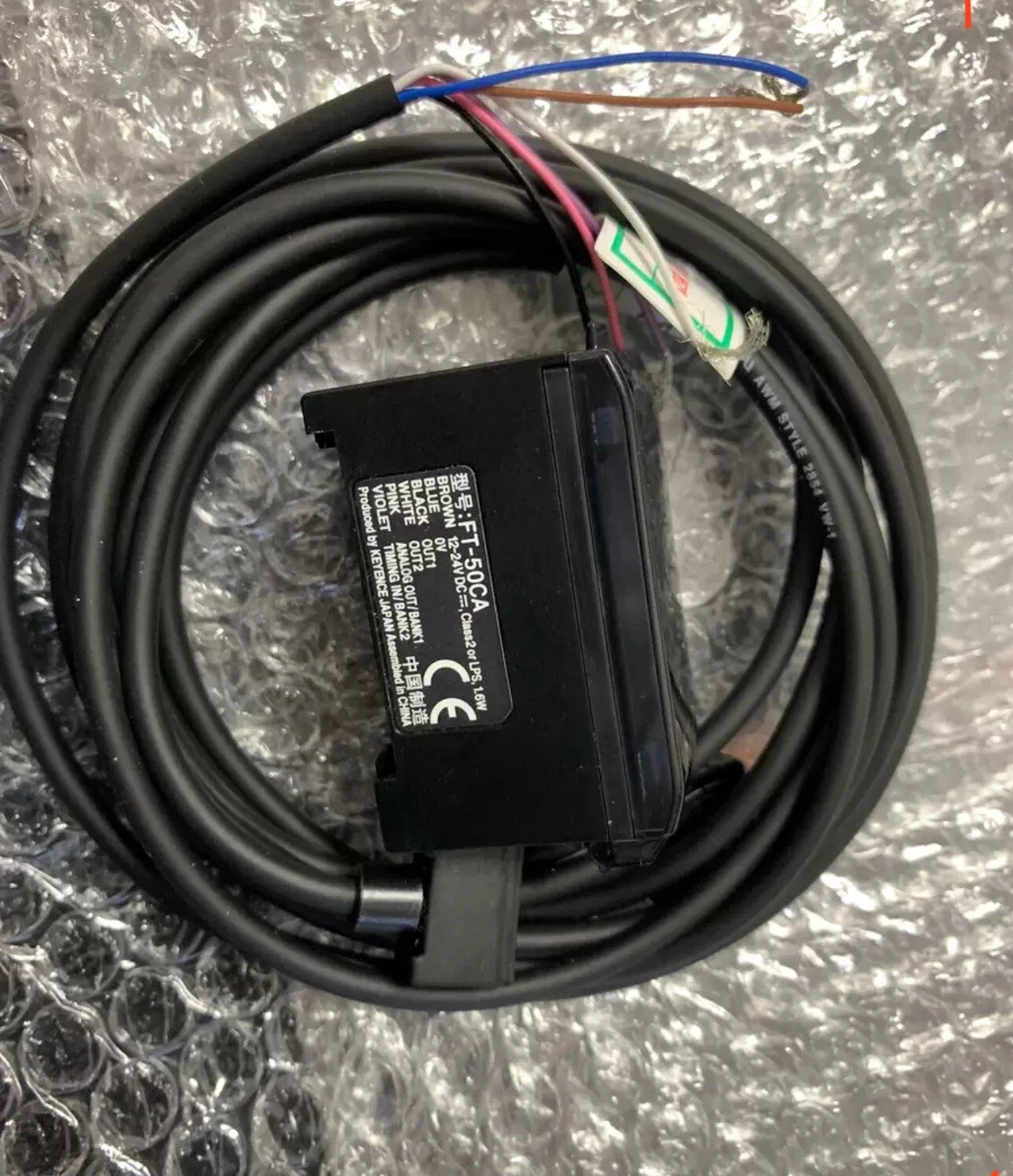 Keyence FT-50CA Compact Digital Fiber Optic Sensor