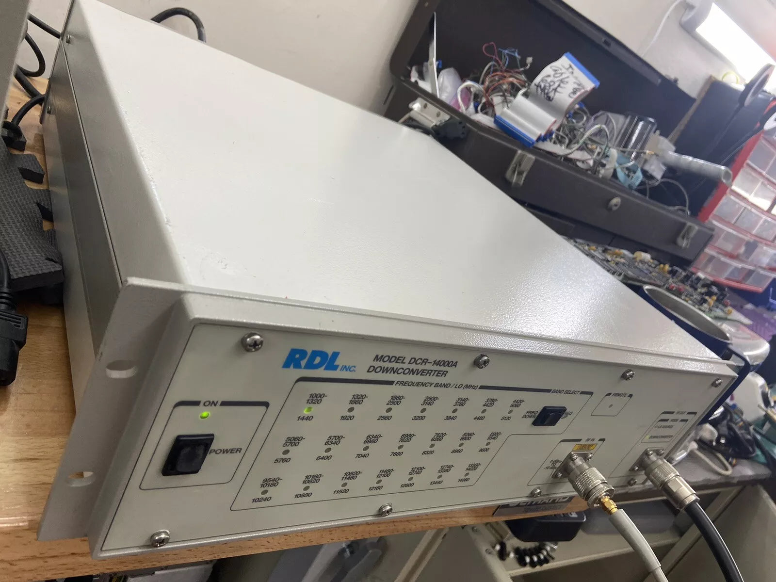 DCR-14000A Downconverter Aeroflex RDL IFR Ultra Low Phase Noise Measure 14 GHz