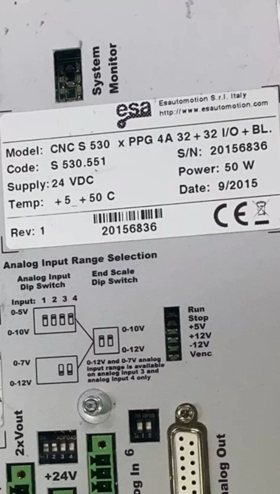 ESA S 530 CNC S530: Features, Specifications & Uses