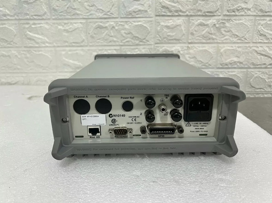 USED 1PCS KEYSIGHT Agilent E4417A EPM-P Series Power Meter Dual Channel