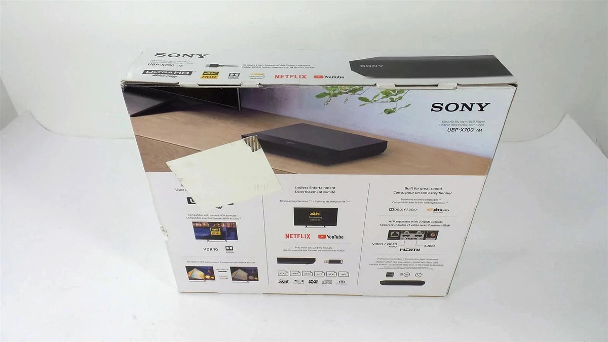 Sony UBP-X700 4K Ultra HD Blu-ray Player - Open Box