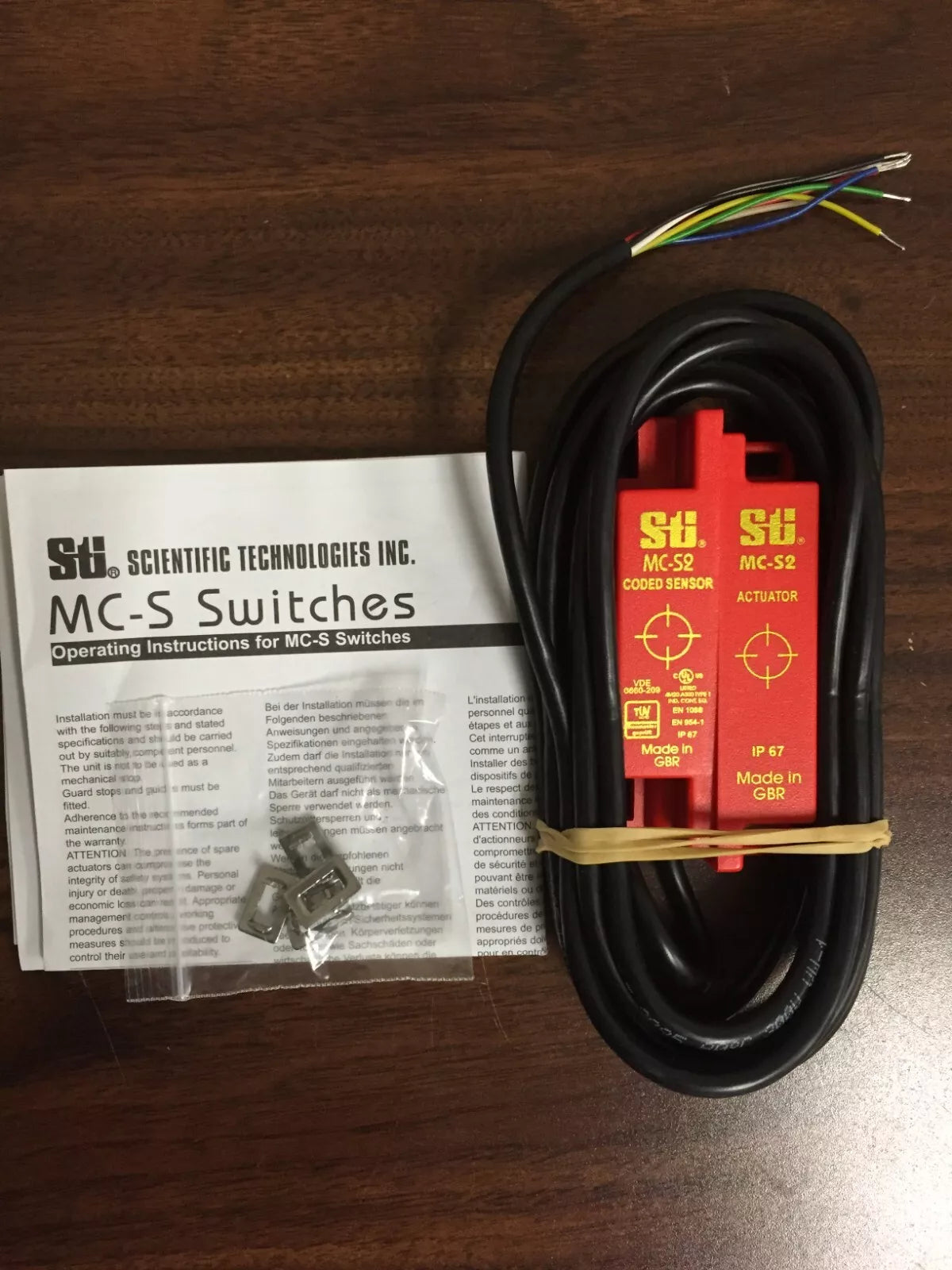 STI MC-S2XCPC3, MC-S2 Coded Sensor & Actuator Safety Set, 24VDC, 10FT Cable