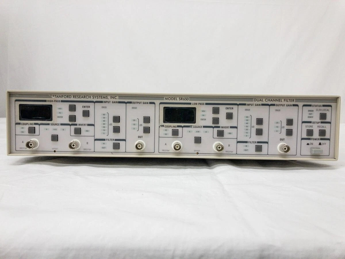 Stanford Research 2ch Programmable Filter SR 650