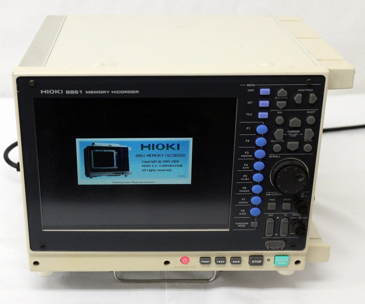 HIOKI 8861 4ch 256MW MEMORY HiCORDER