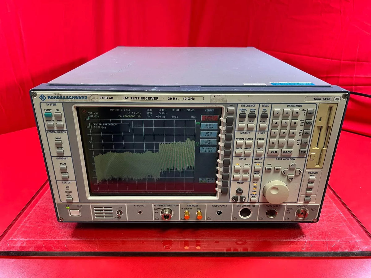 Rohde and Schwarz ESIB40 Opt. B4, B5, B21 Test Receiver 20Hz-40GHz