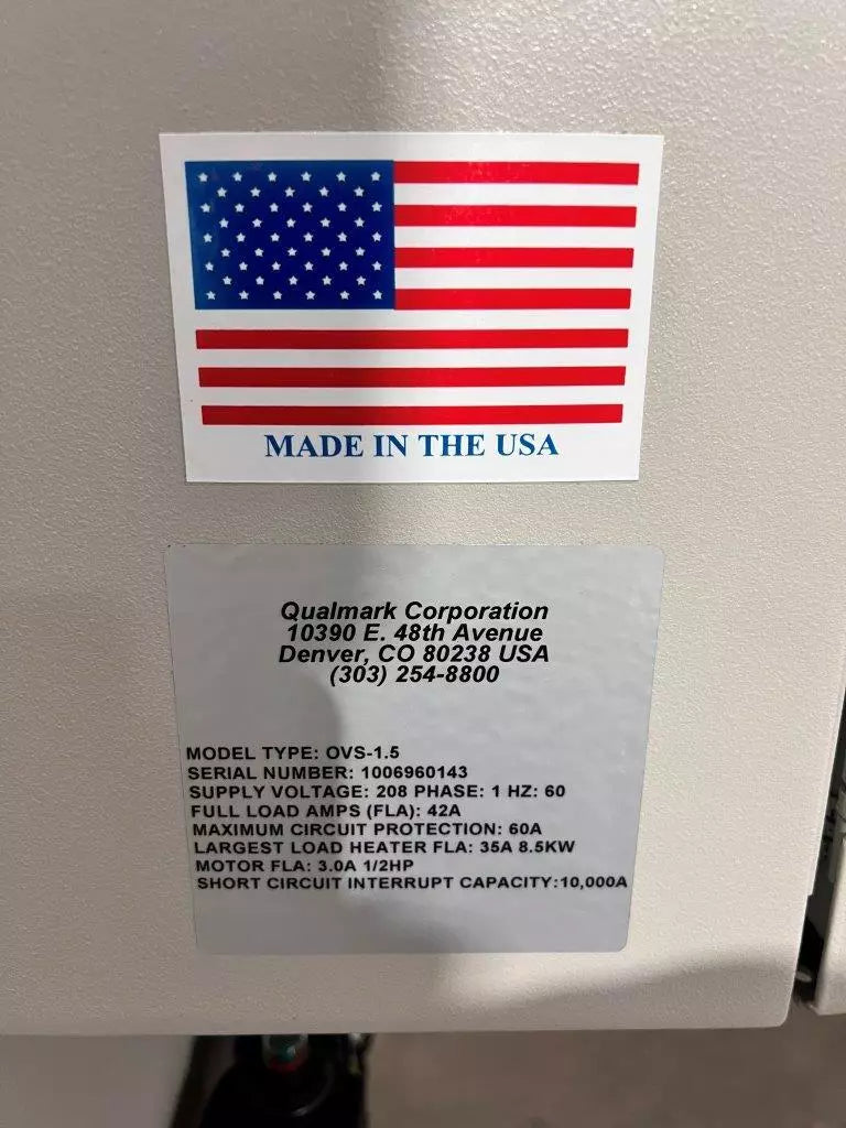 Qualmark Typhoon OVS-1.5 HALT/HAAS Chamber, SN 1006960143