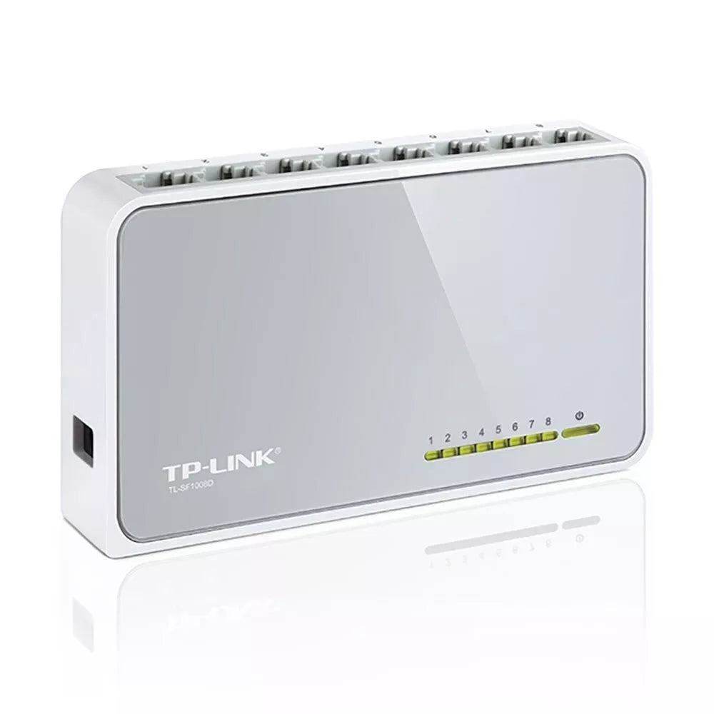 TP-LINK TL-SF1008D 8-Port 10/100 Mbps Desktop Fast Ethernet Wired Network Switch