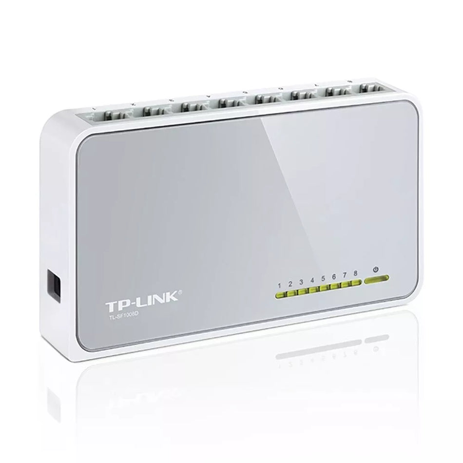 TP-LINK TL-SF1008D 8-Port 10/100 Mbps Desktop Fast Ethernet Wired Network Switch