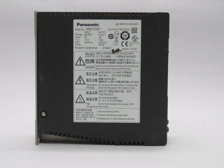 Panasonic MBDJT2207 AC Servo Drive 220 - 240 VAC