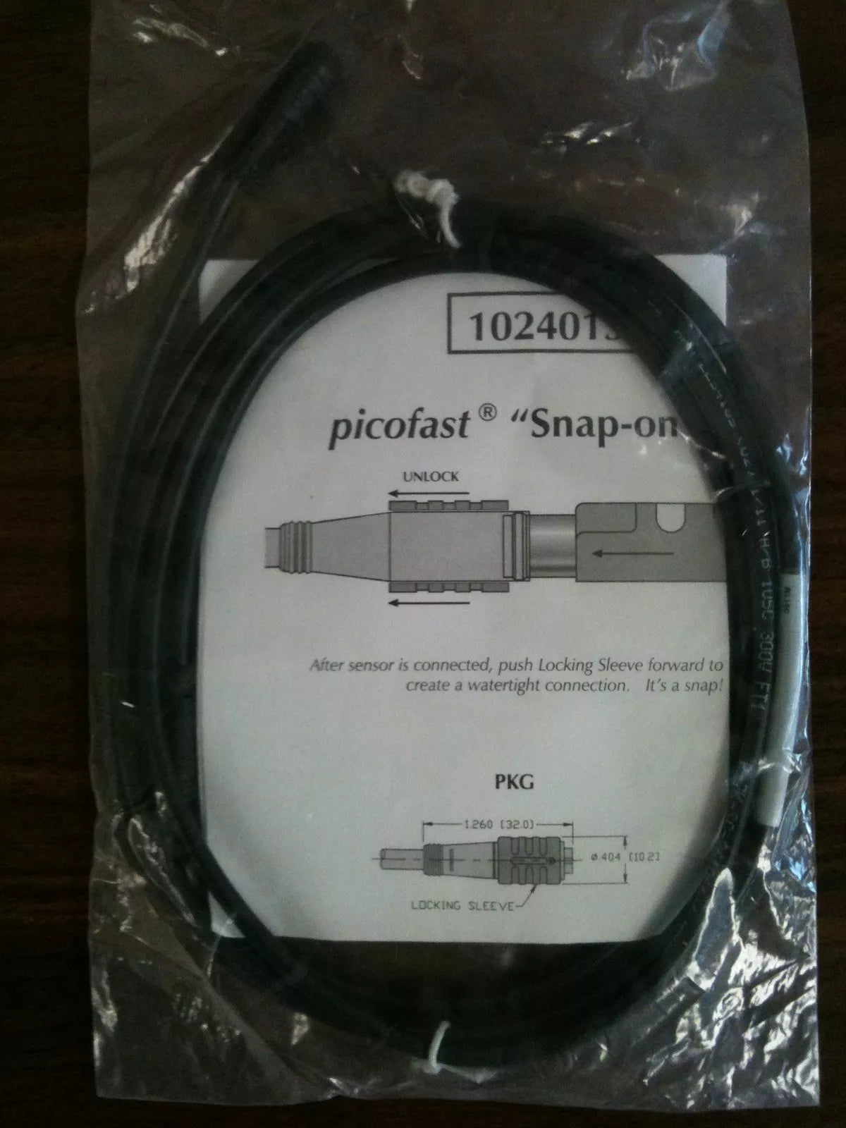 Turck PKG 3Z-2-PSG 3/S760/S771 Cordset 2 Meters