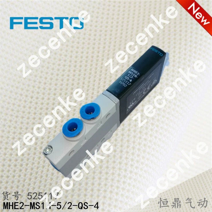 FESTO MHE2-MS1H-5/2-QS-4 525117 Solenoid Valve