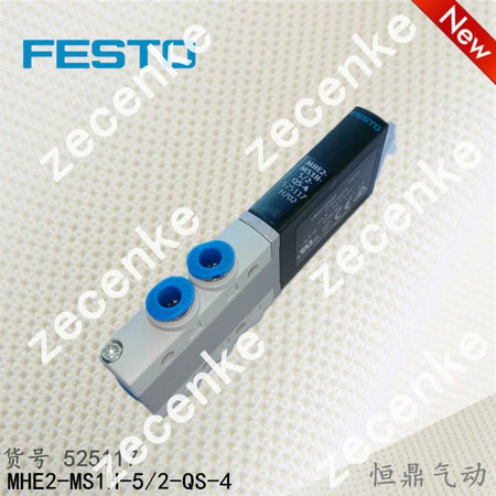 FESTO MHE2-MS1H-5/2-QS-4 525117 Solenoid Valve