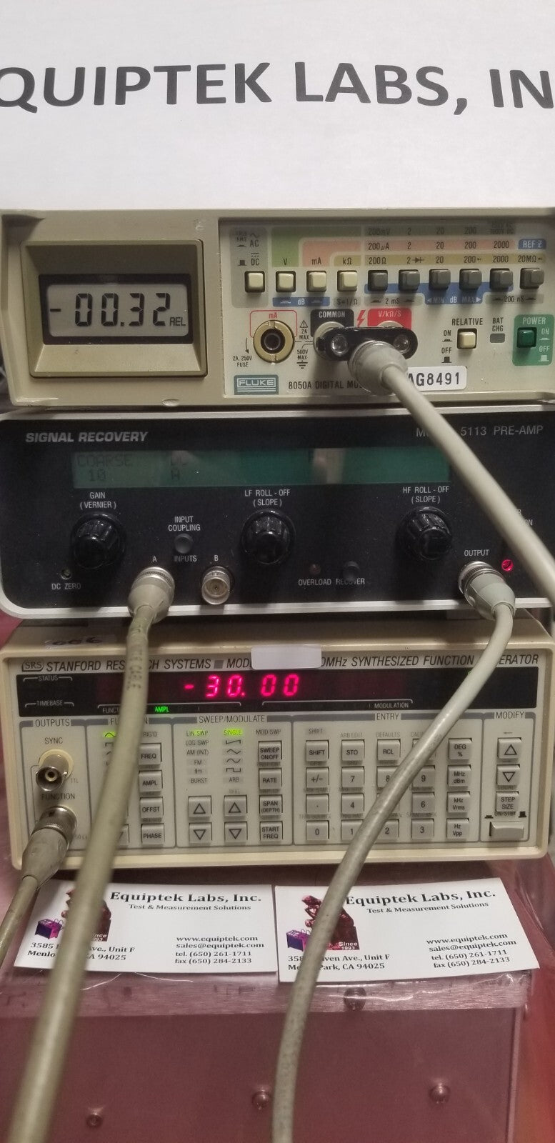 Low Voltage Amplifier EG&amp;G 5113
