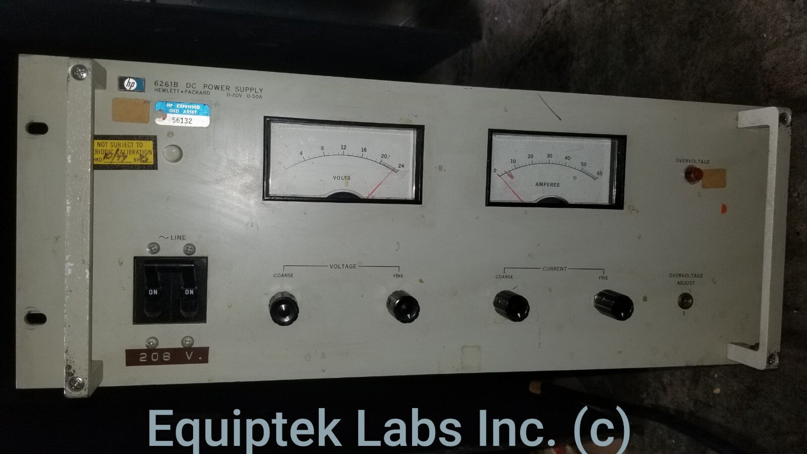 HP 6261B 20 V 50 Amp DC Power Supply