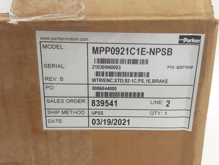 PARKER Servo Motor