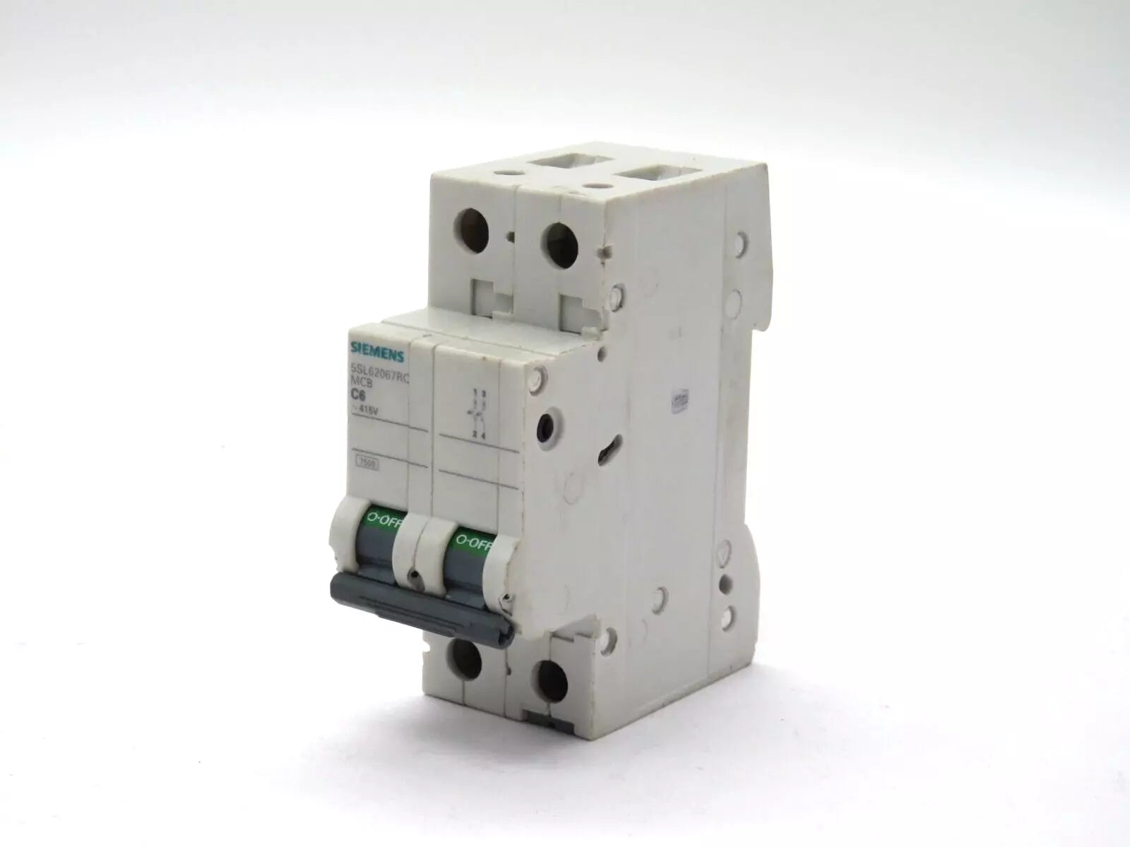 Siemens 5SL62067RC Circuit Breaker C Curve 2 Pole 400V
