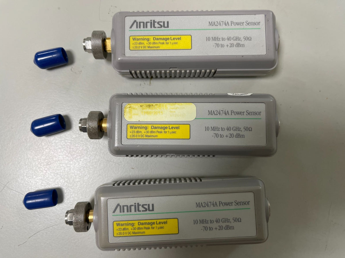 Anritsu MA2474A 10MHz - 40GHz Power Sensor 50 Ohm , 70 to -20dBm - XG eqpt