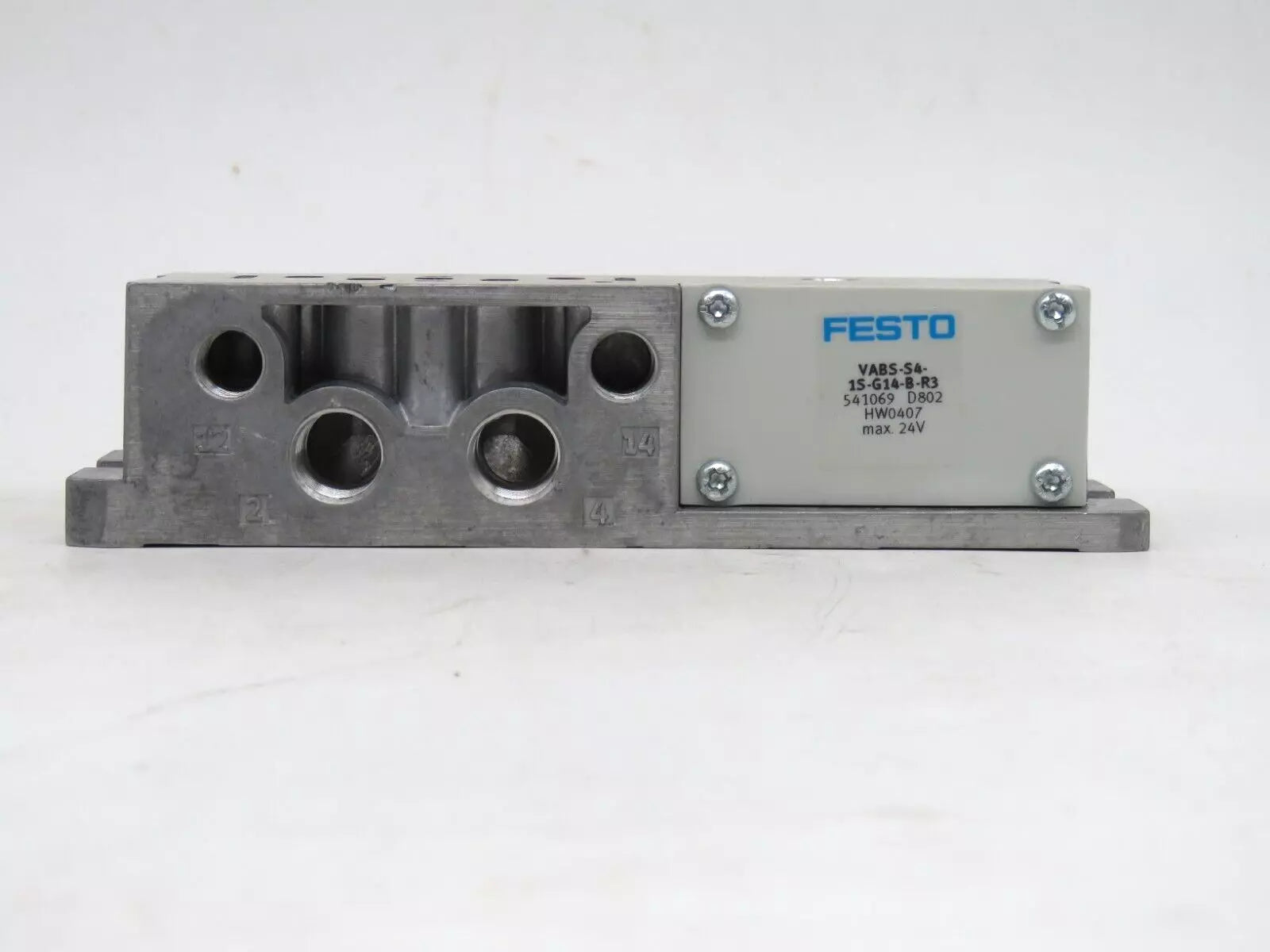 FESTO VABS-S4-1S-G14-R3 Sub-base Internal Pilot Air Supply Port