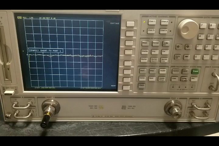 Agilent 8720ES 20 GHz Vector Network Analyzer