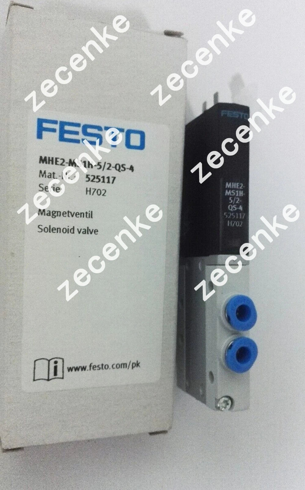 FESTO MHE2-MS1H-5/2-QS-4 525117 Solenoid Valve