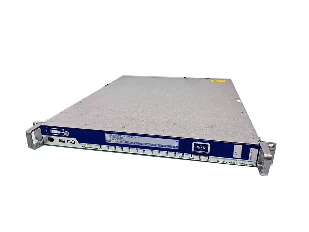 NEWTEC M6100 Broadcast Satellite Modulator Full Feature 1.3.2.33140