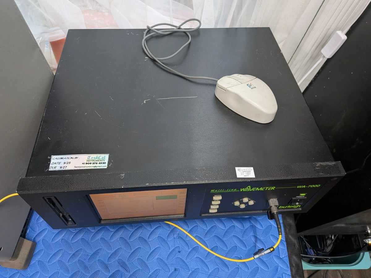 🔥Burleigh WA-7000 Wavemeter Multiline Wavelength  Meter Spec An PWR Meter Cal'd