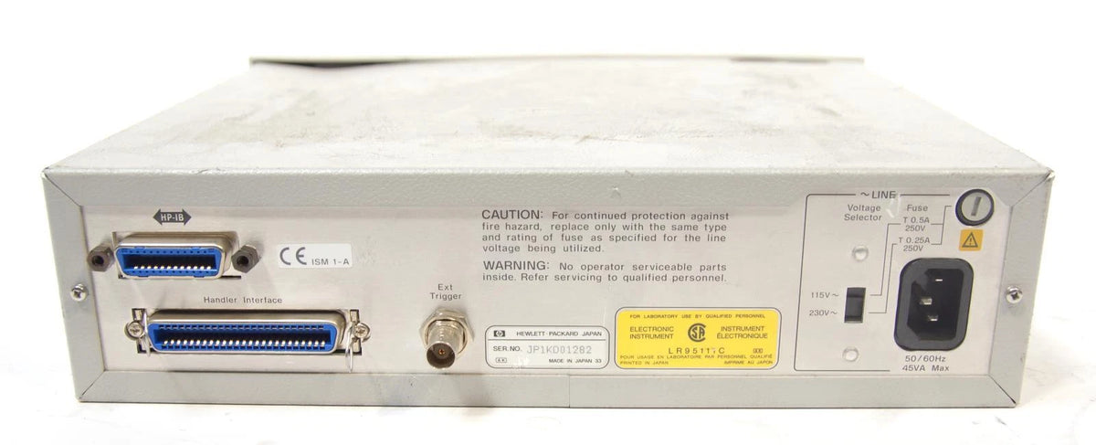 HP 4338B 1 kHz Milliohm Meter 1uA - 10mA AS-IS