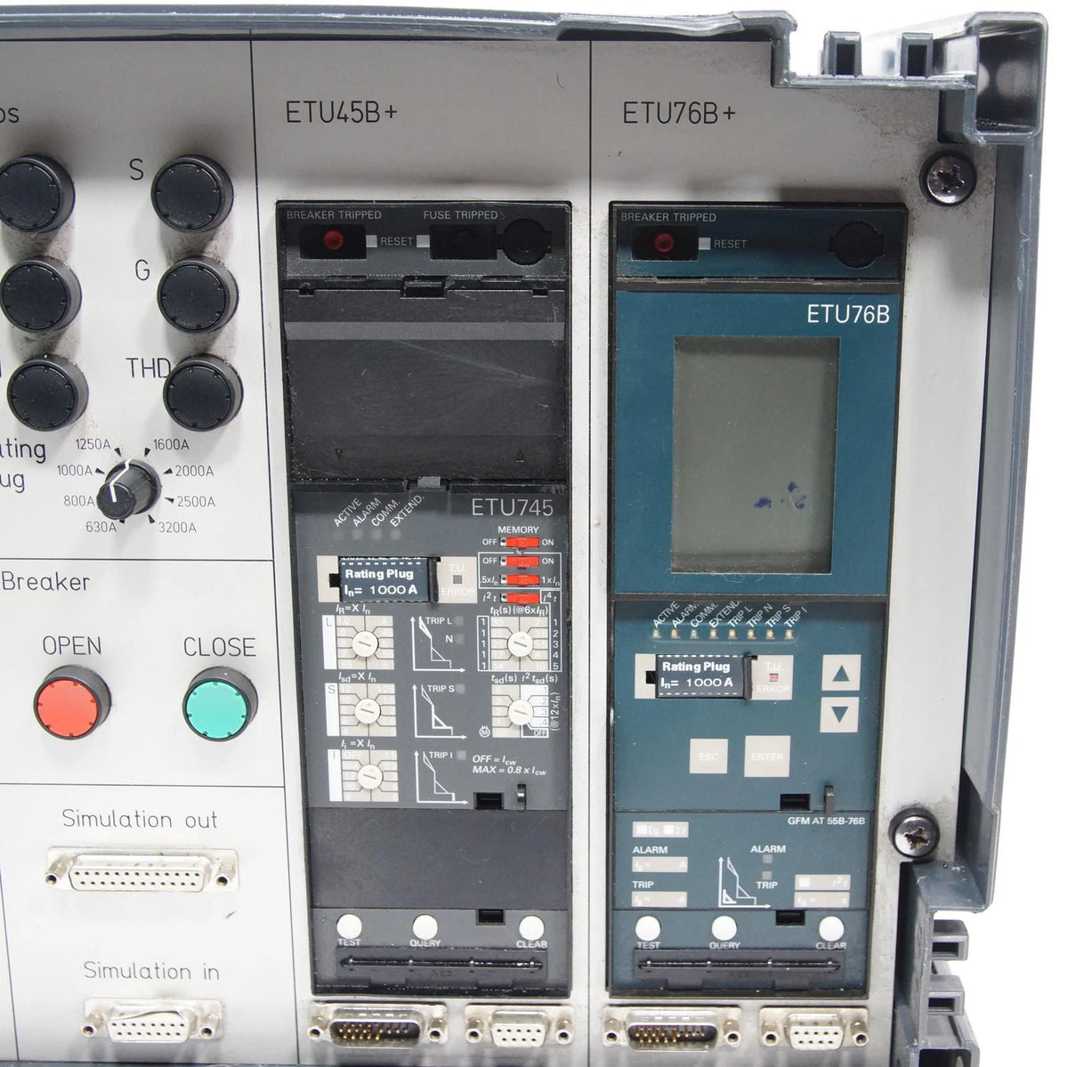 Siemens ETU45B+ ETU76B+ Overcurrent Circuit Breaker