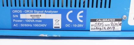 OROS OR38 32 Channel Teamwork Analyzer Recorder