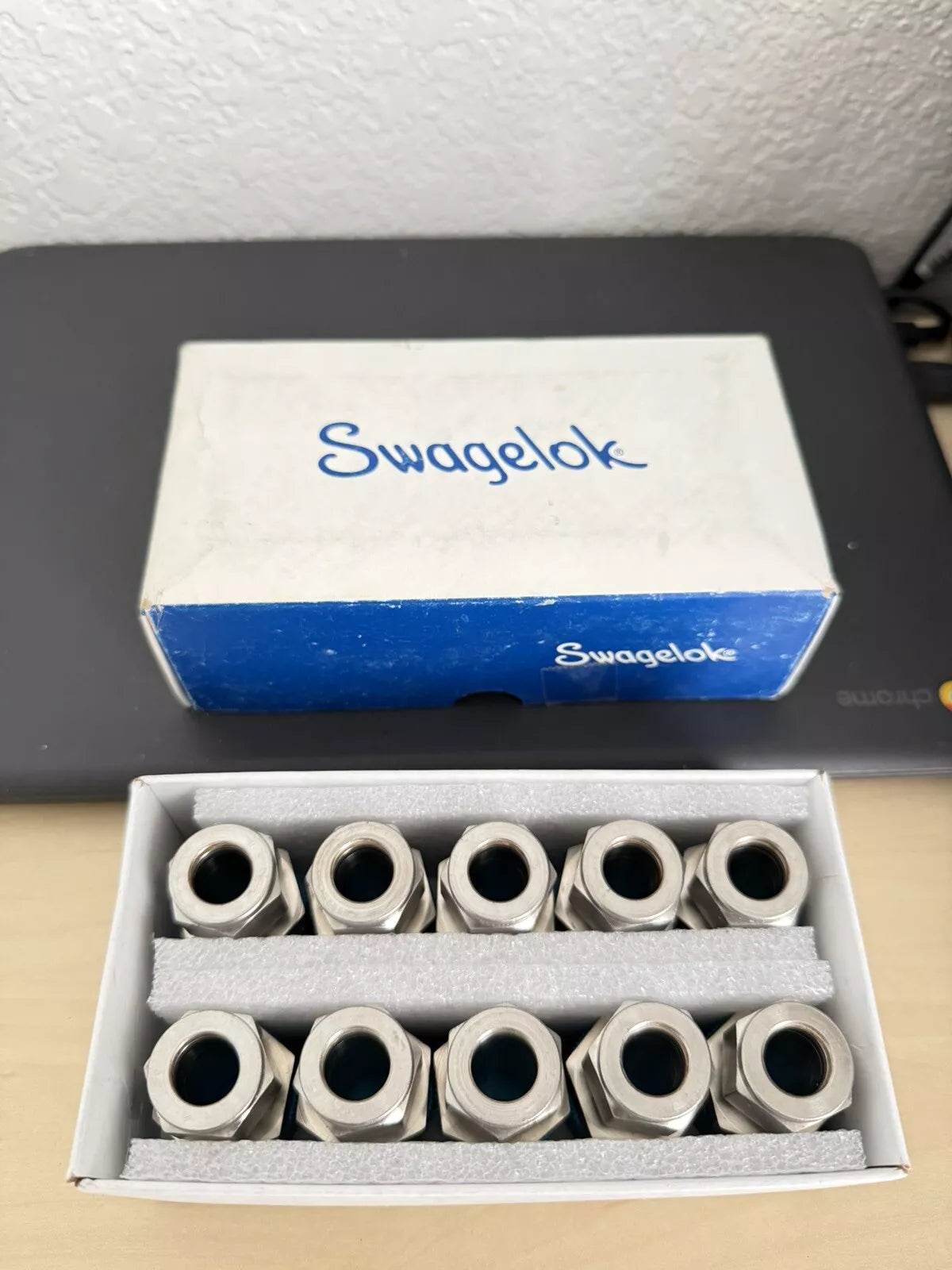 Swagelok SS-810-1-12BT SS Tube Fitting, 1/2 Tube OD x 3/4 Male NPT