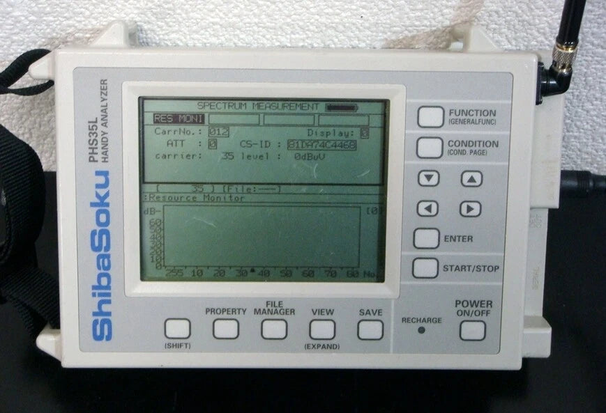 Shibasoku PHS35L /A23010,SMA-N,CF-CARD64M/ADP PHS Analyzer
