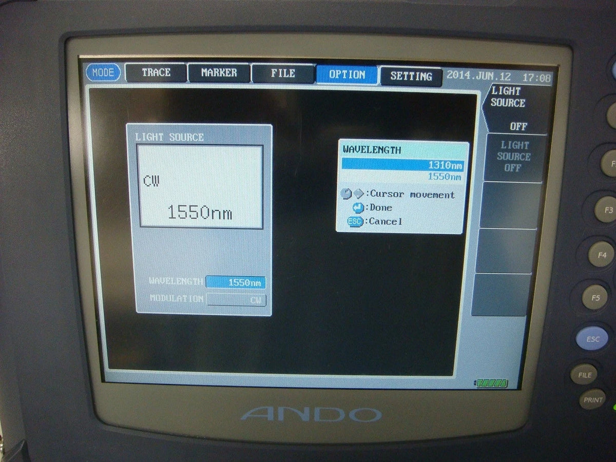 ANDO AQ7260 /AQ7264 1.3/1.55um 40dB OTDR